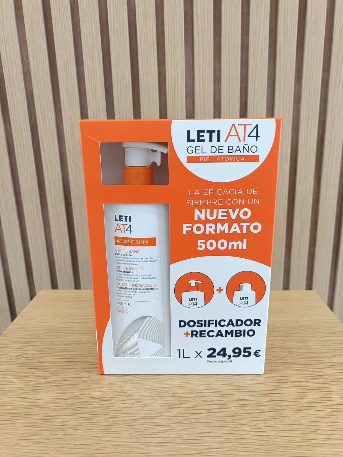 LETI AT4 GEL DE BAÑO DUPLO 500ML