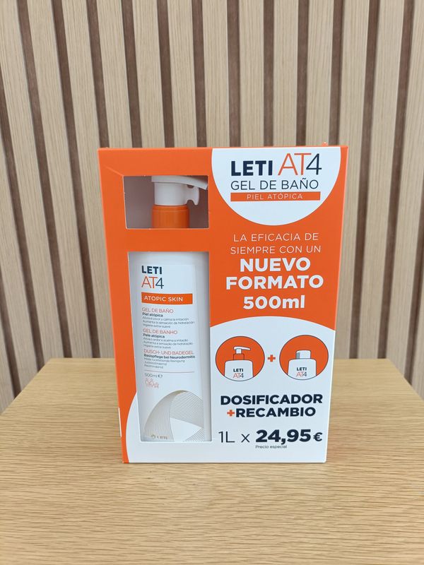 LETI AT4 GEL DE BAÑO DUPLO 500ML