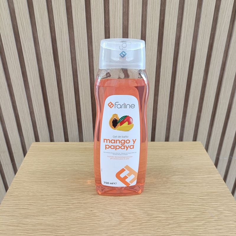 GEL DE BAÑO FARLINE MANGO PAPAYA 750 ML GEL DE BAÑO FARLINE MANGO PAPAYA 750 ML