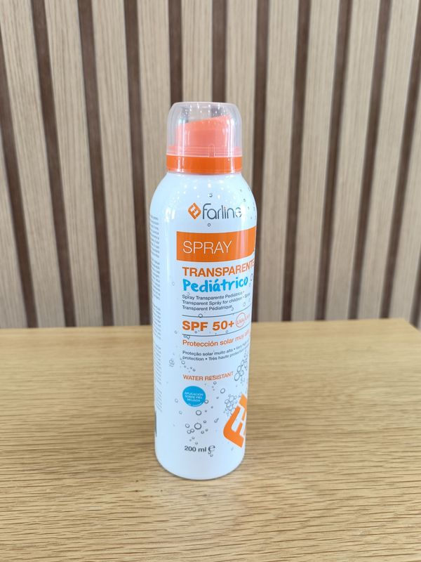 FOTOPROTECTOR FARLINE SPF 50 SPRAY TRANSPARANTE