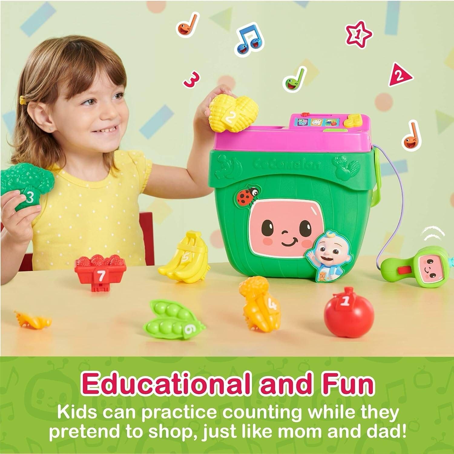 Cocomelon Veggie Fun Learning Basket