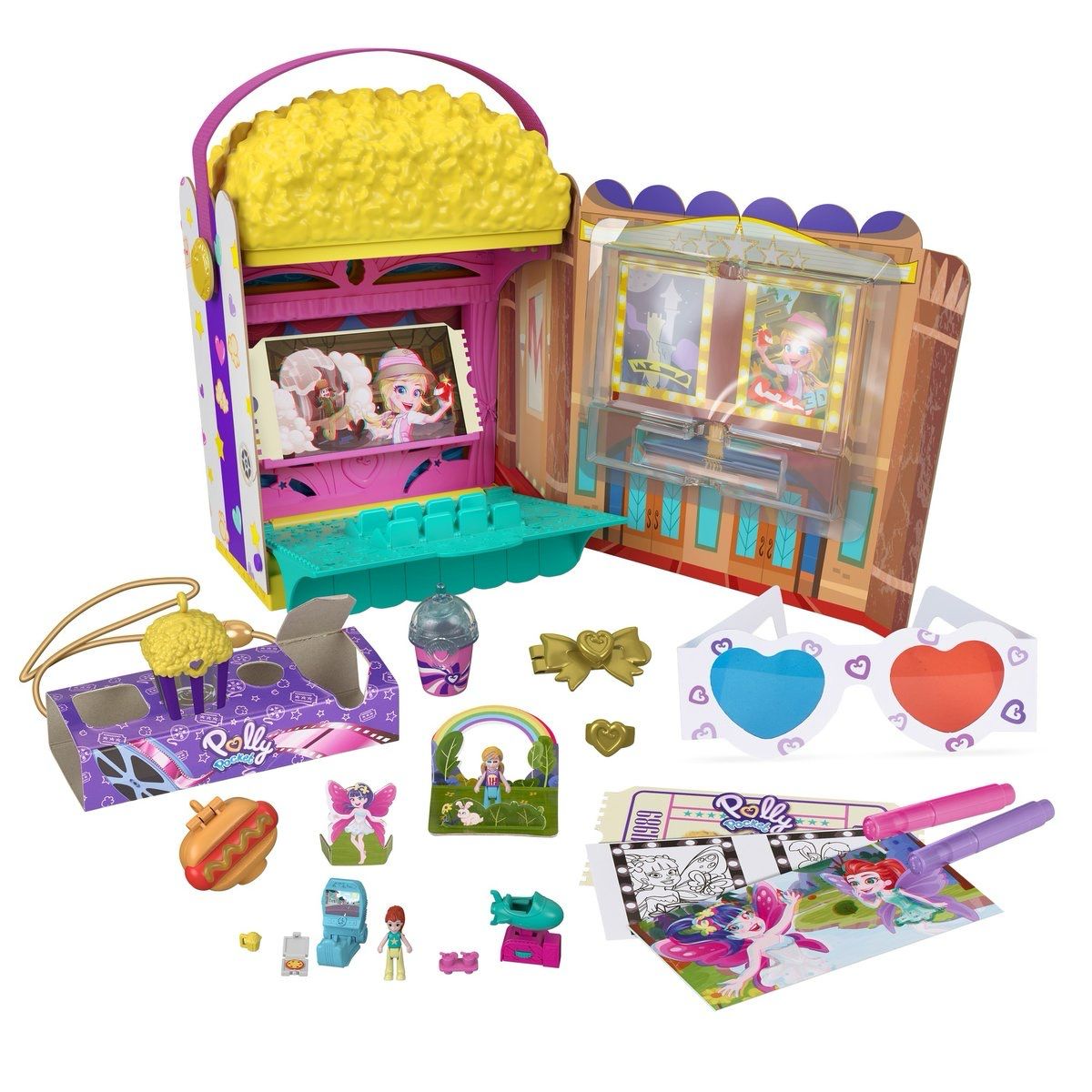 Polly Pocket Popcorn Playset