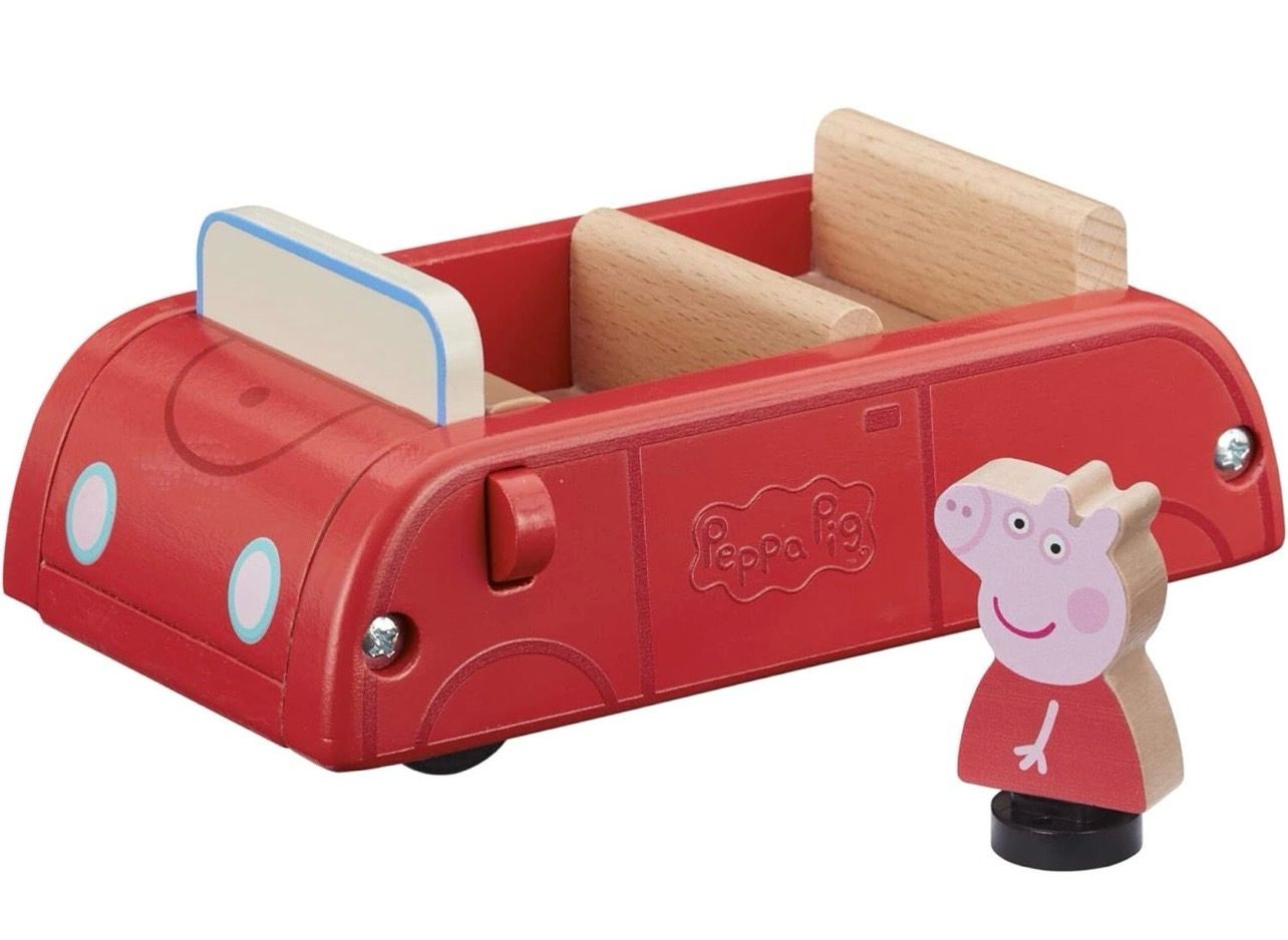 Peppa Pig Wooden Red Car