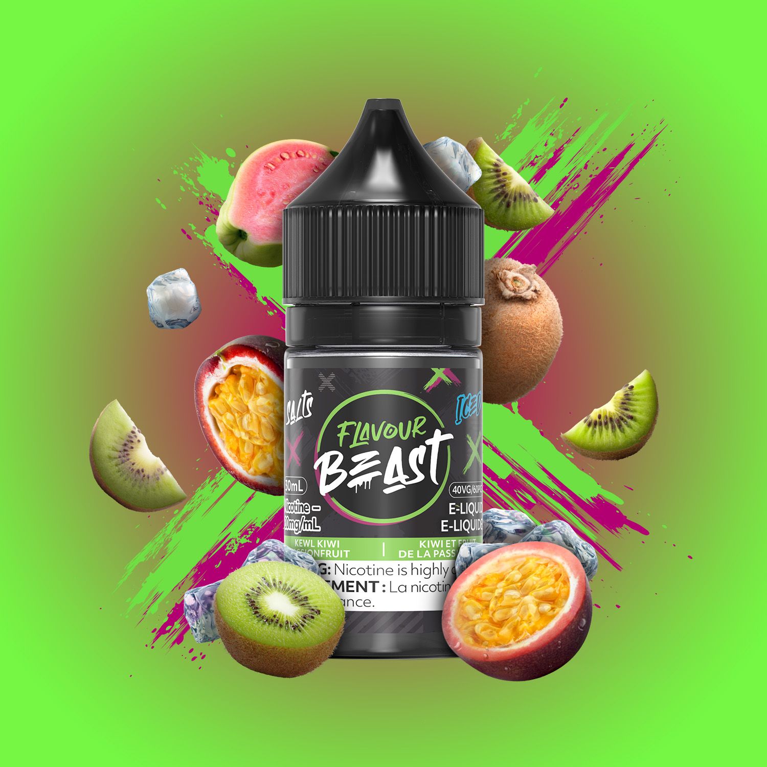 FB Salt Kewl Kiwi Passionfruit 10mg