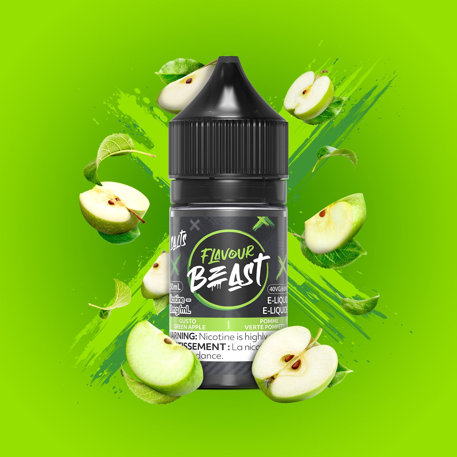 FB Salt Gusto Green Apple 10mg