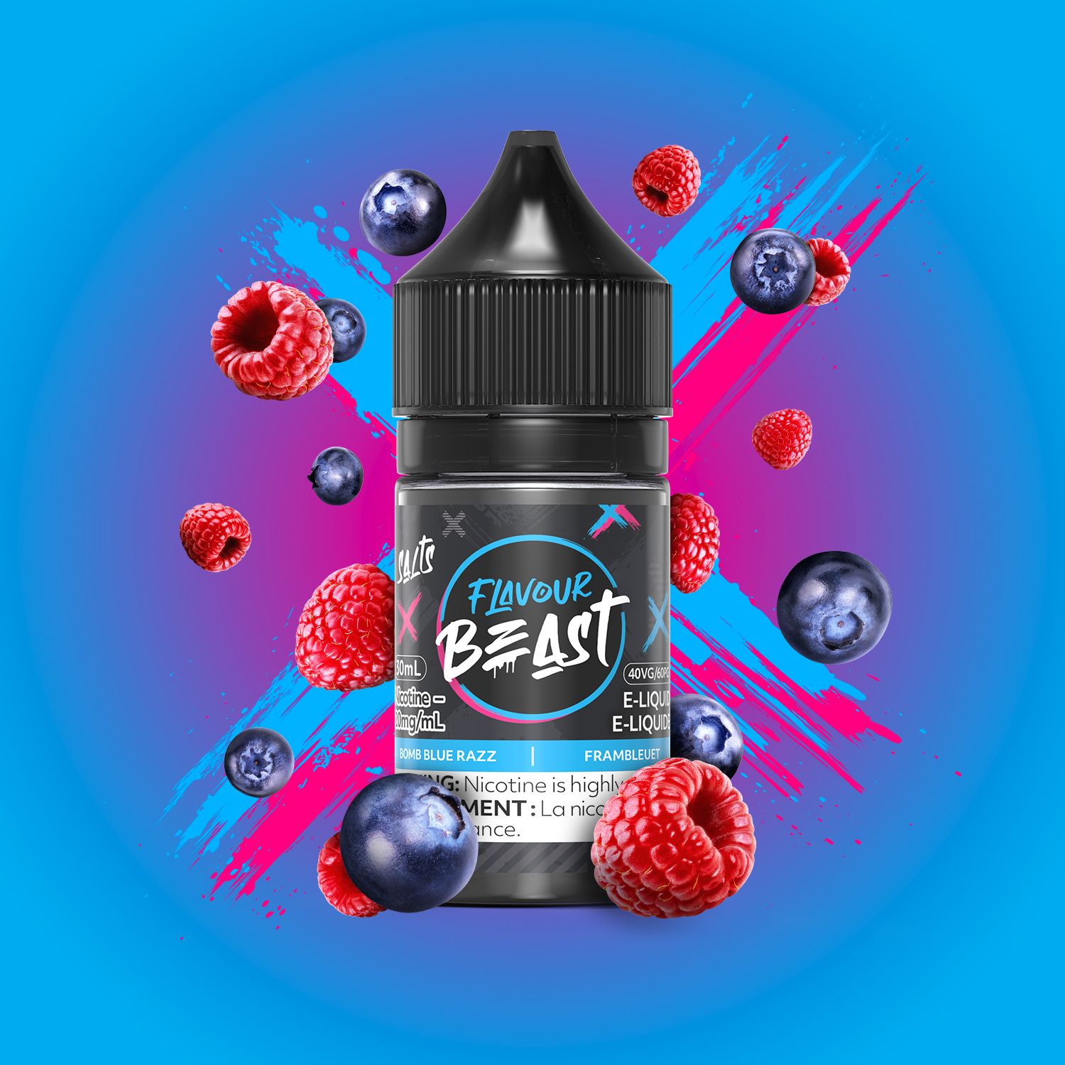 FB Salt Bomb Blue Razz 20mg
