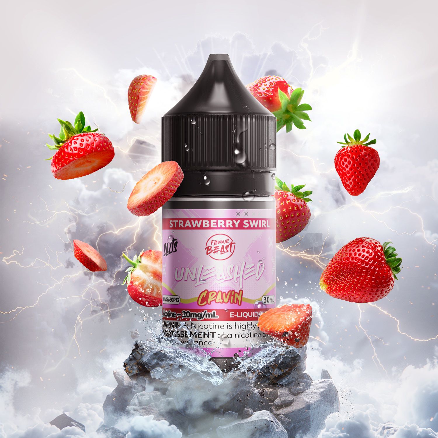 FB Salt Unleashed Cravin Strawberry Swirl 20mg
