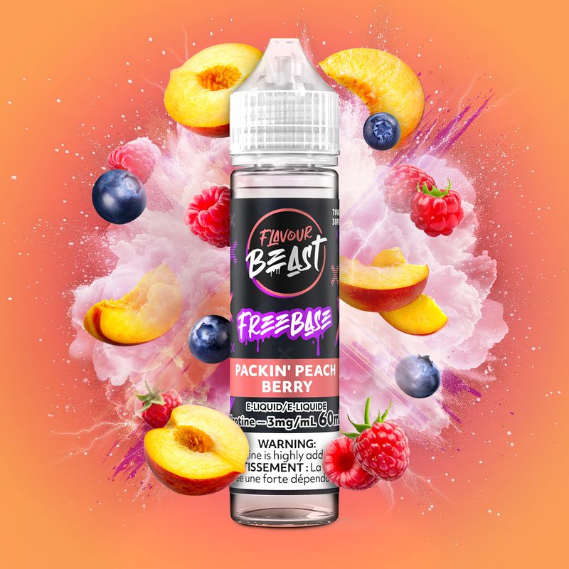 FB Freebase 60ml Packin Peach Berry 3mg