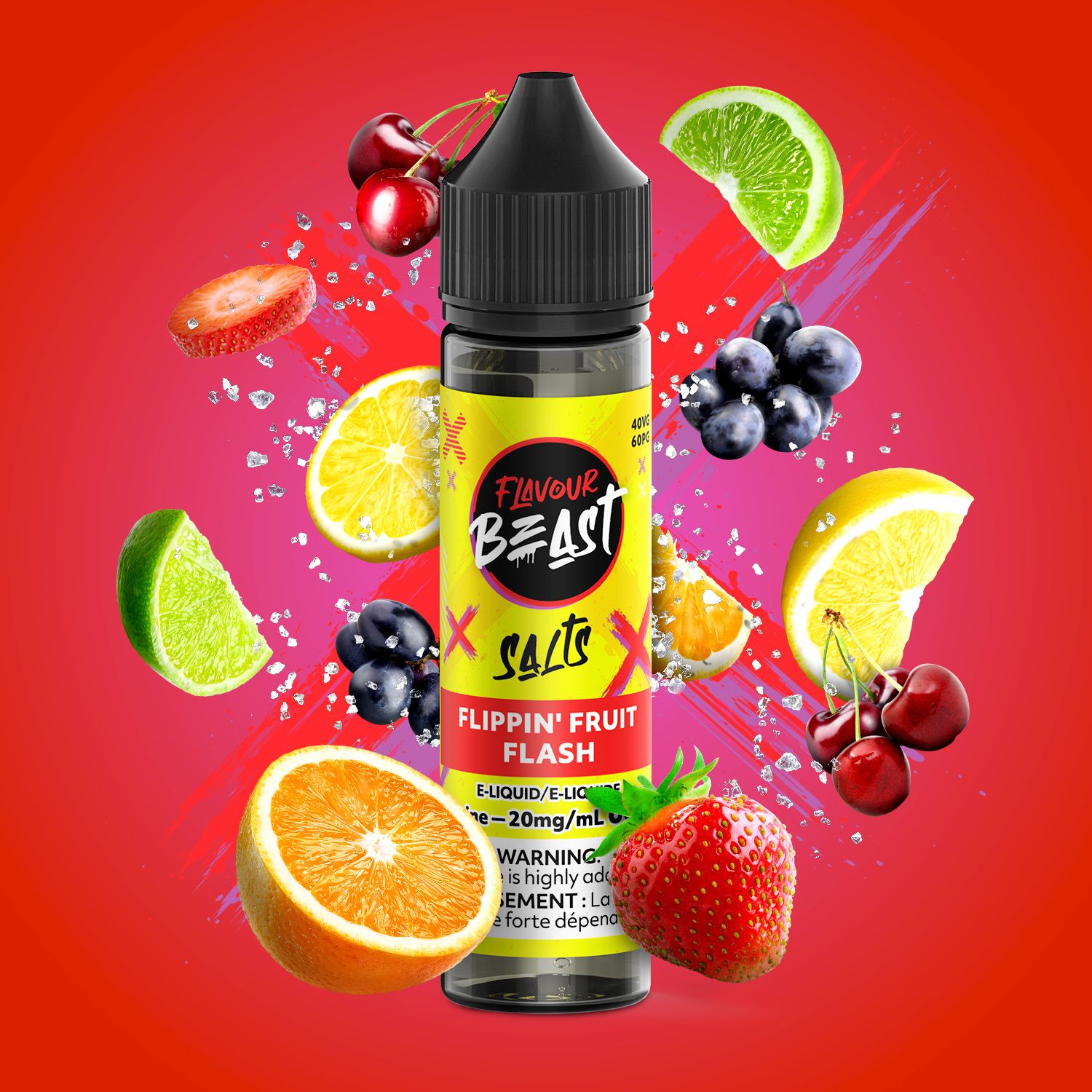 FB Salt 60ml Flippin Fruit Flash 20mg