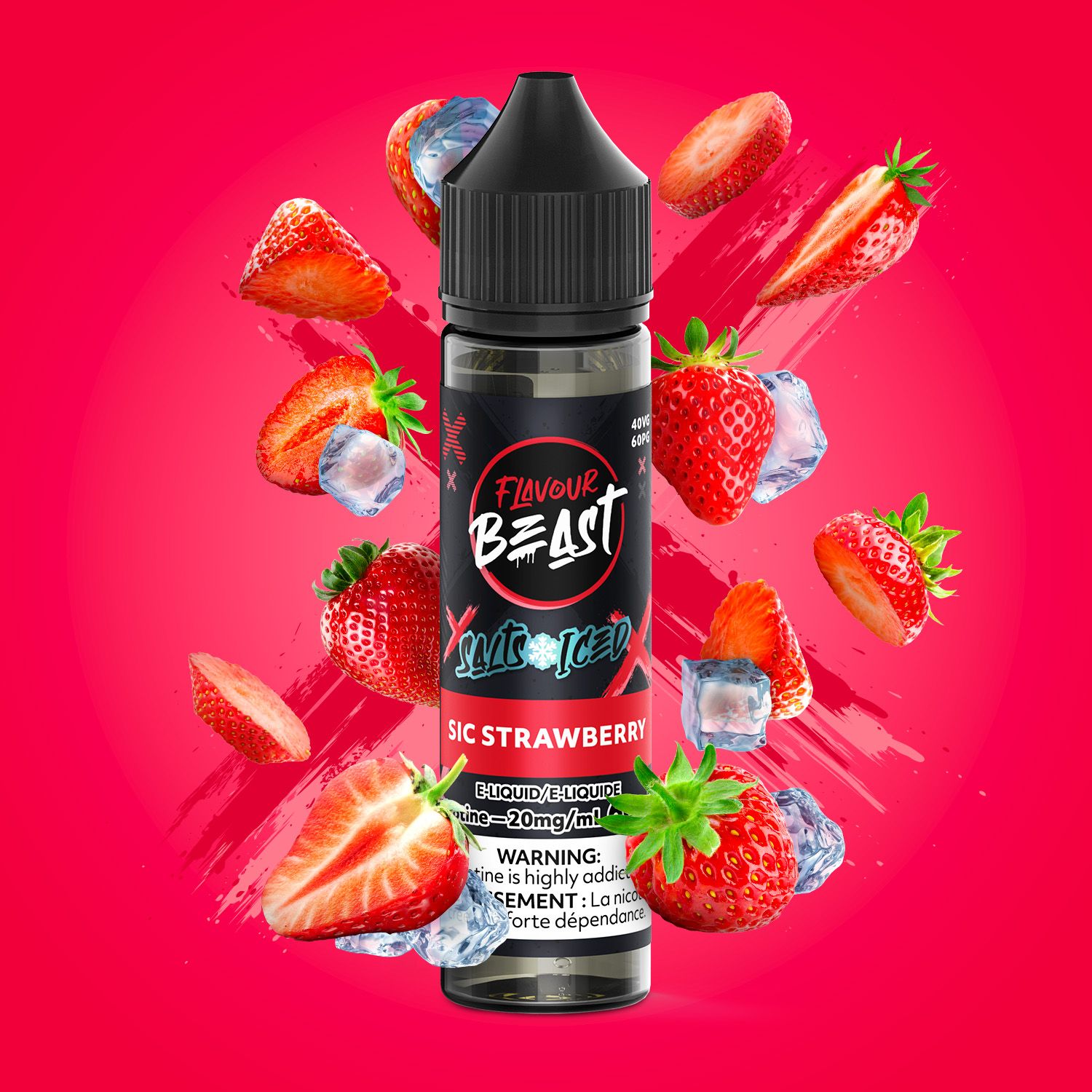 FB Salt 60ml Sic Strawberry 20mg