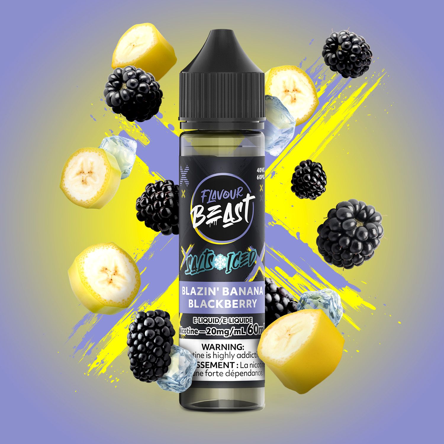 FB Salt 60ml Blazin Blackberry Banana 20mg