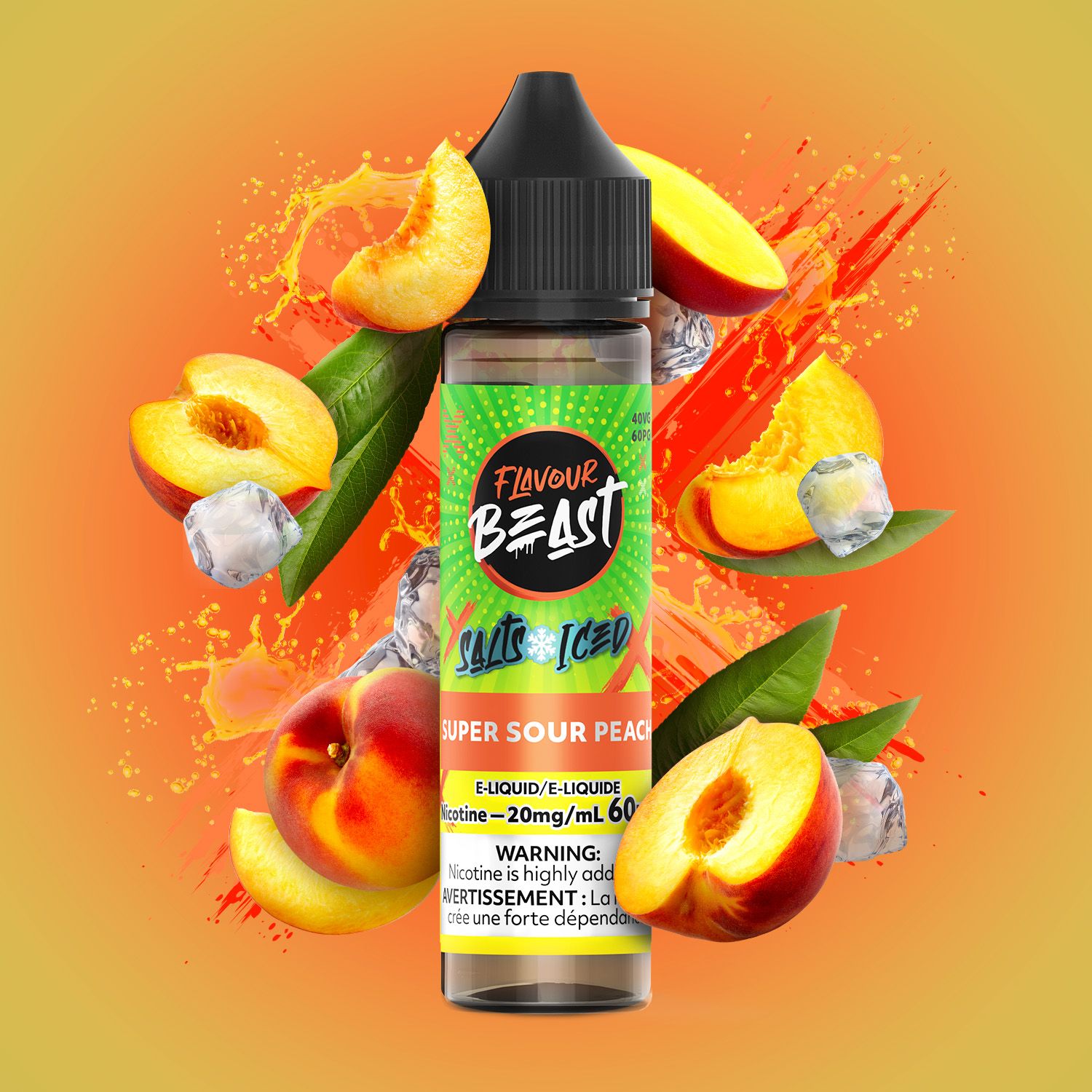 FB Salt 60ml Super Sour Peach 20mg