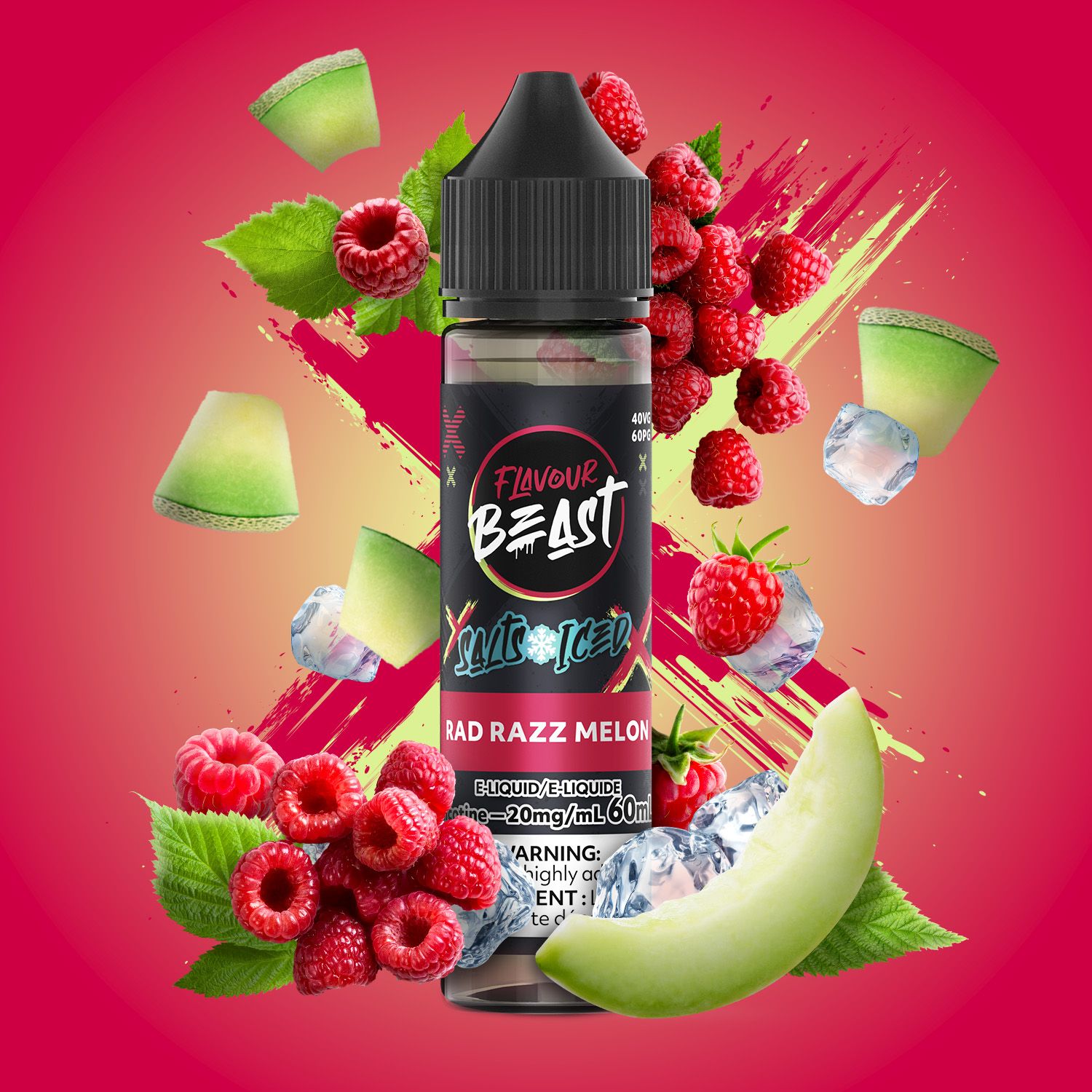 FB Salt 60ml Rad Razz Melon 20mg