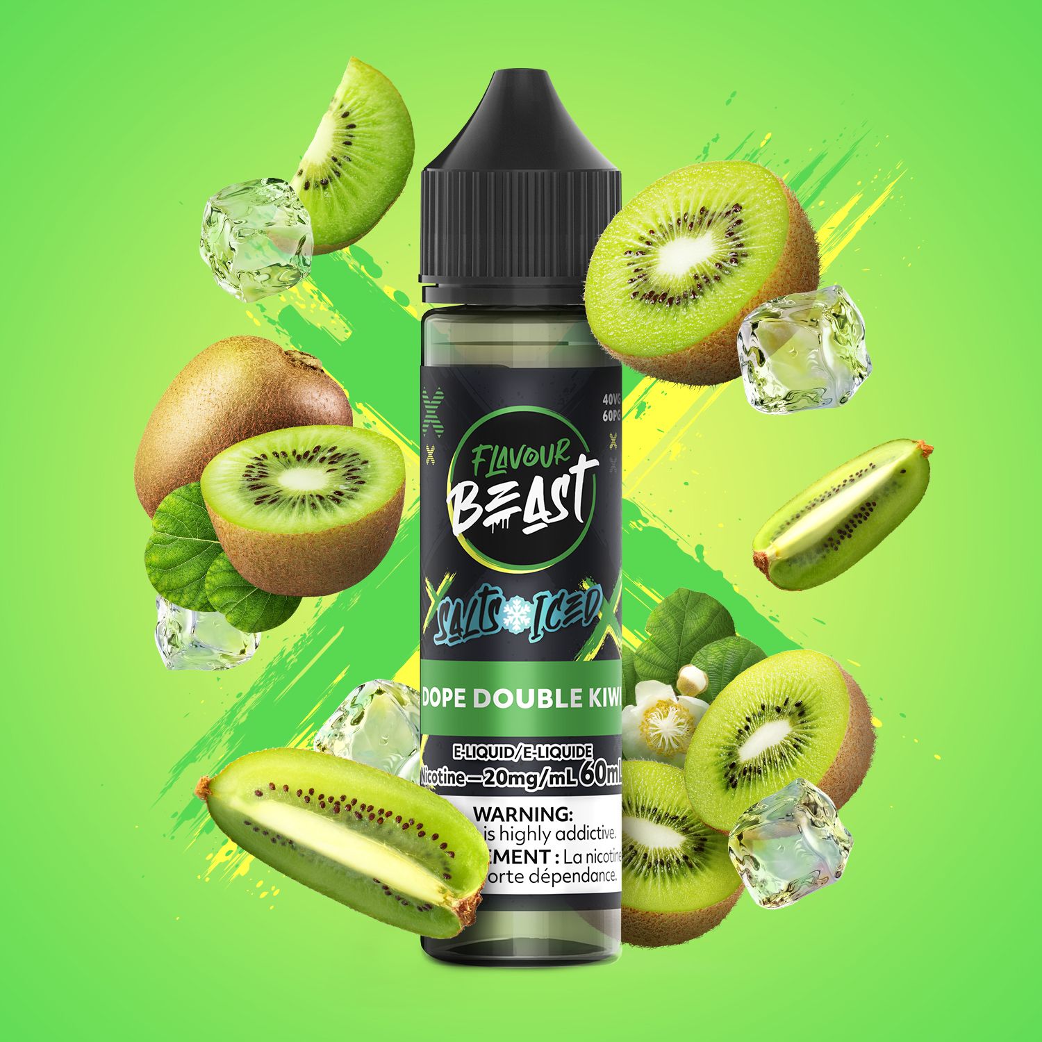 FB Salt 60ml Dope Double Kiwi 20mg