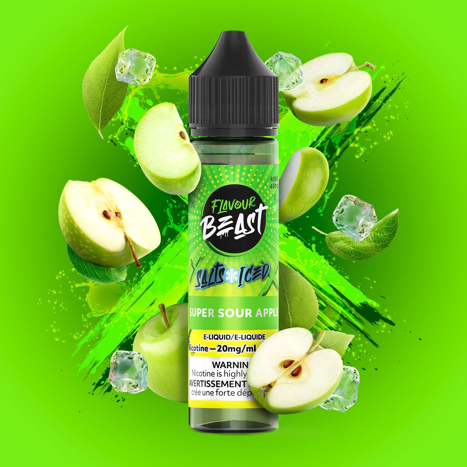 FB Salt 60ml Super Sour Apple 20mg