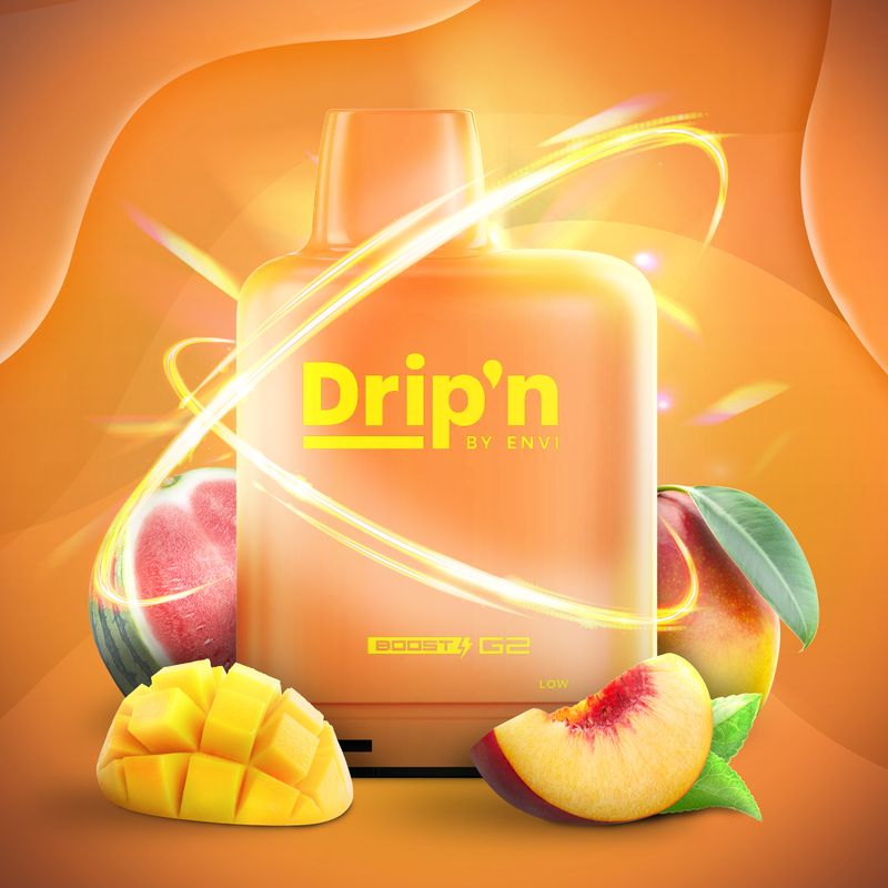 Dripn X Boost G2 Mango Peach Watermelon