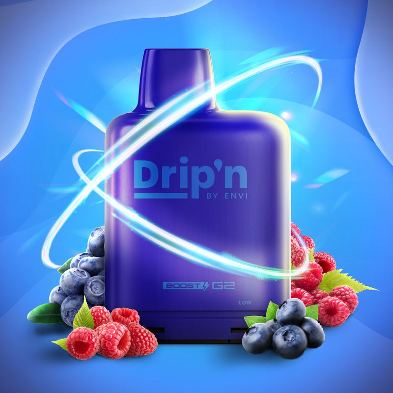 Dripn X Boost G2 Blue Razz
