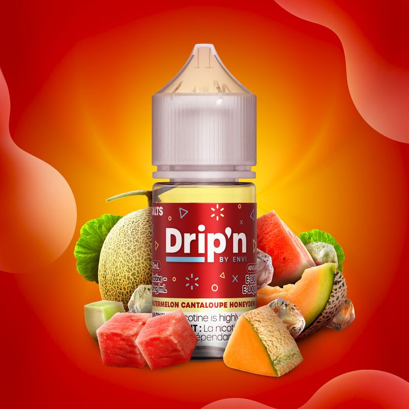 Dripn Salt Watermelon Cantaloupe Honeydew Ice 20mg