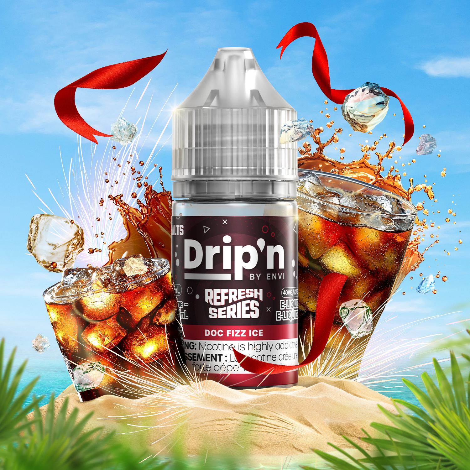 Dripn Salt Refresh Doc Fizz Ice