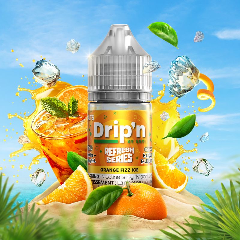 Dripn Salt Refresh Orange Fizz Ice
