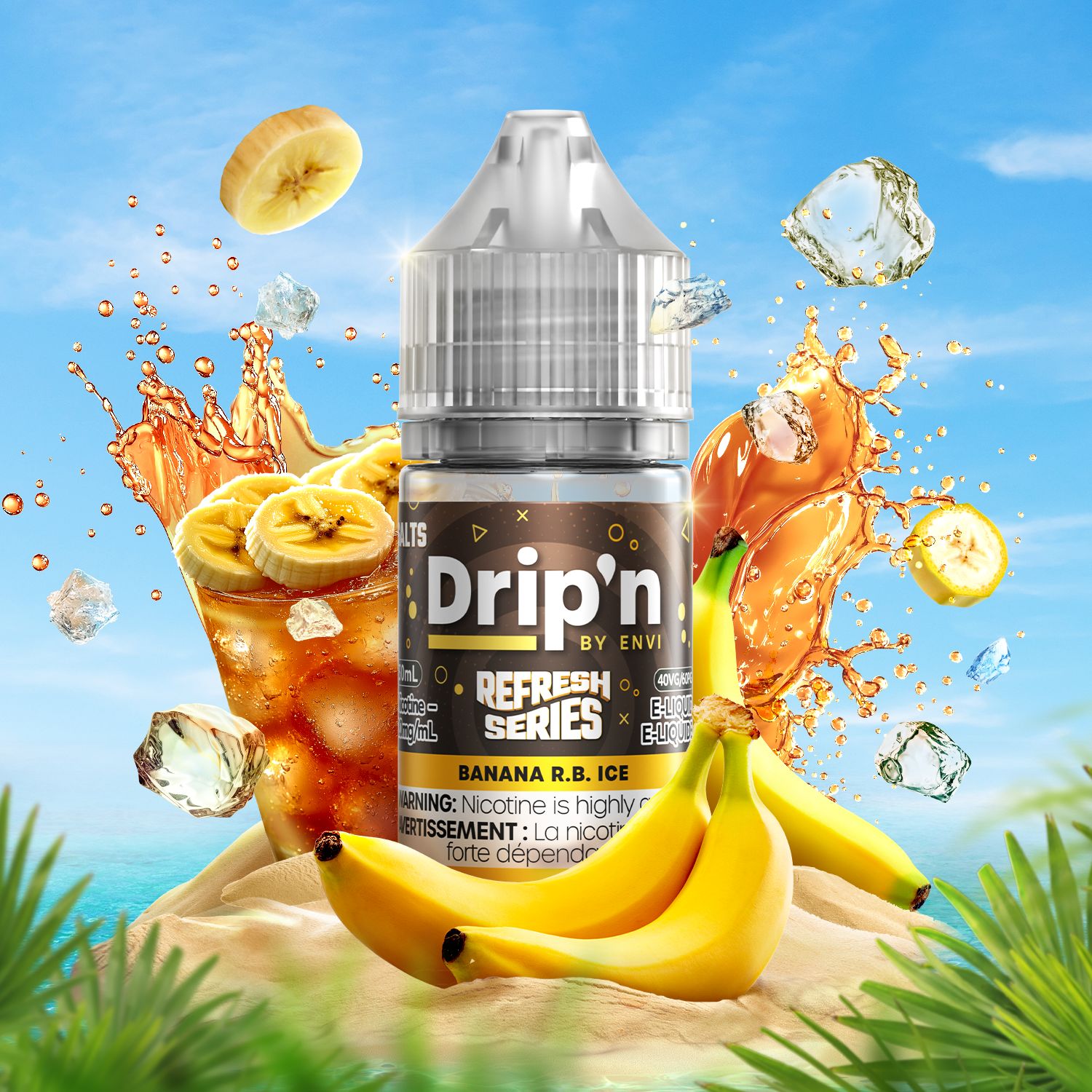 Dripn Salt Refresh Banana RB Ice