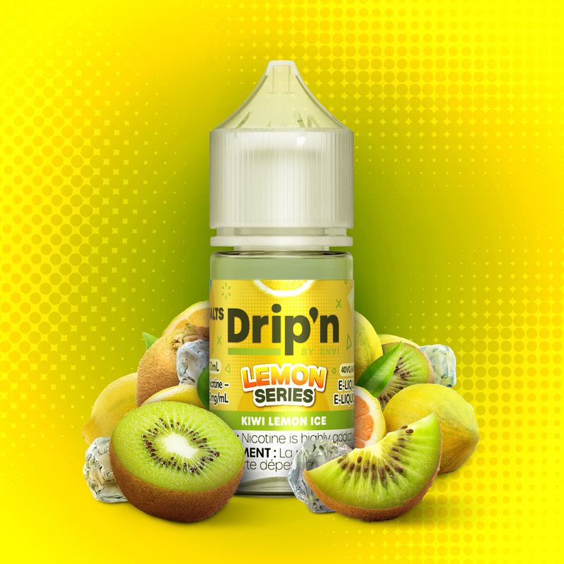 Dripn Salt Lemon Series Kiwi Lemon Ice