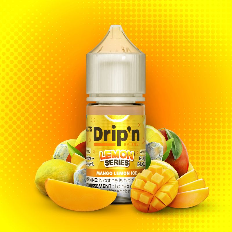 Dripn Salt Lemon Series Mango Lemon Ice
