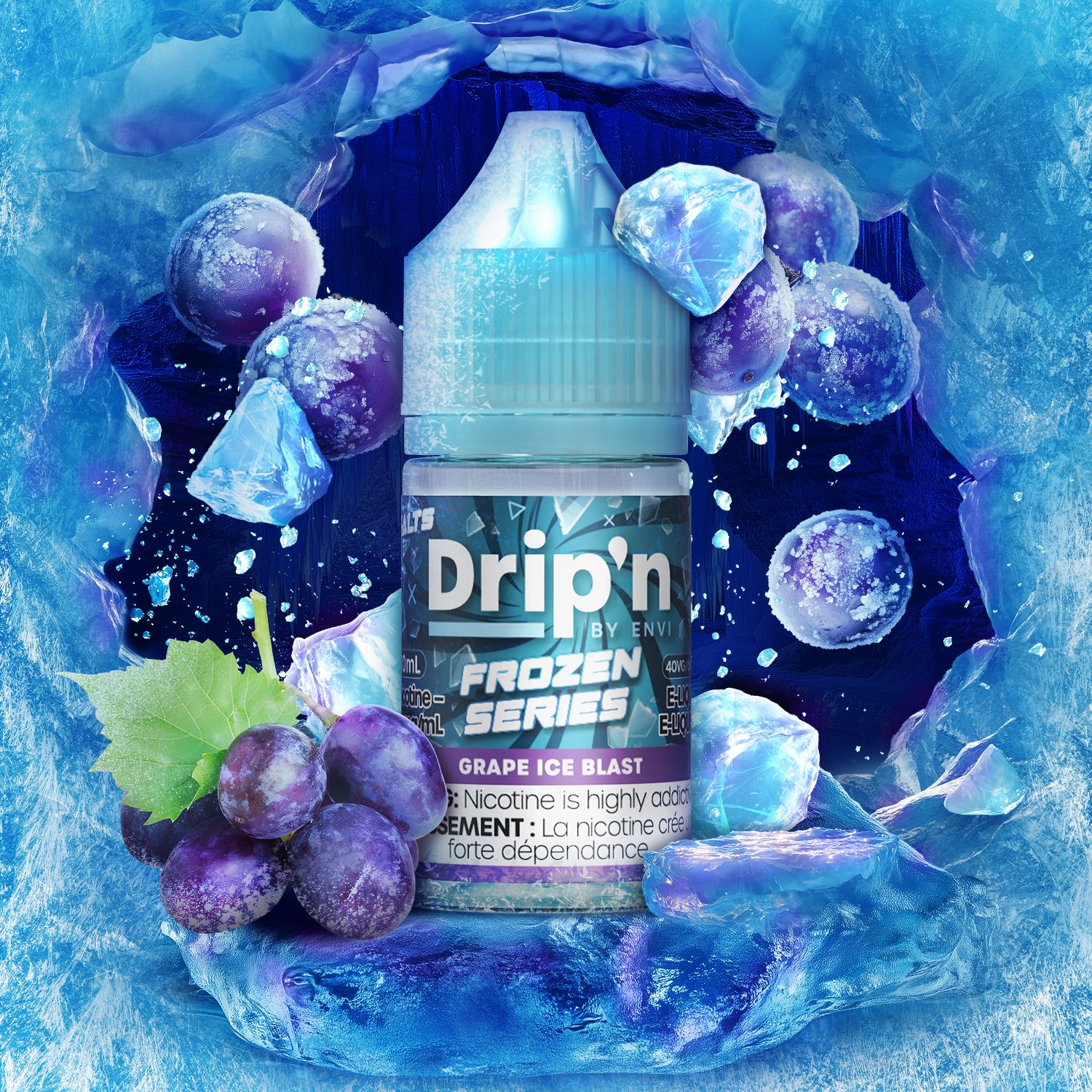 Dripn Salt Grape Ice Blast