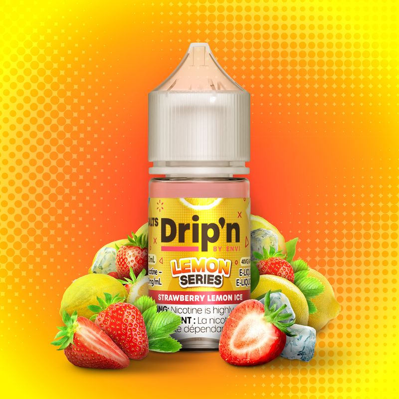 Dripn Salt Lemon Series Strawberry Lemon Ice