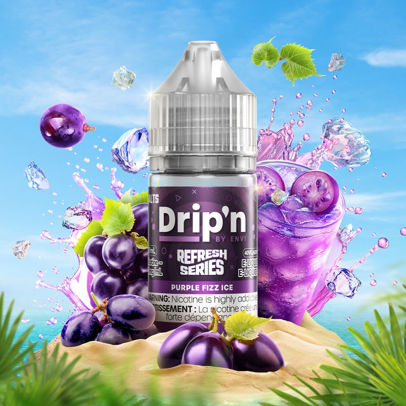 Dripn Salt Refresh Purple Fizz Ice