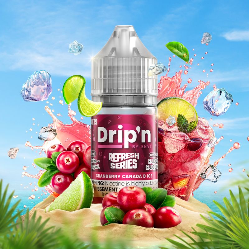 Dripn Salt Refresh Cranberry Canada D Ice