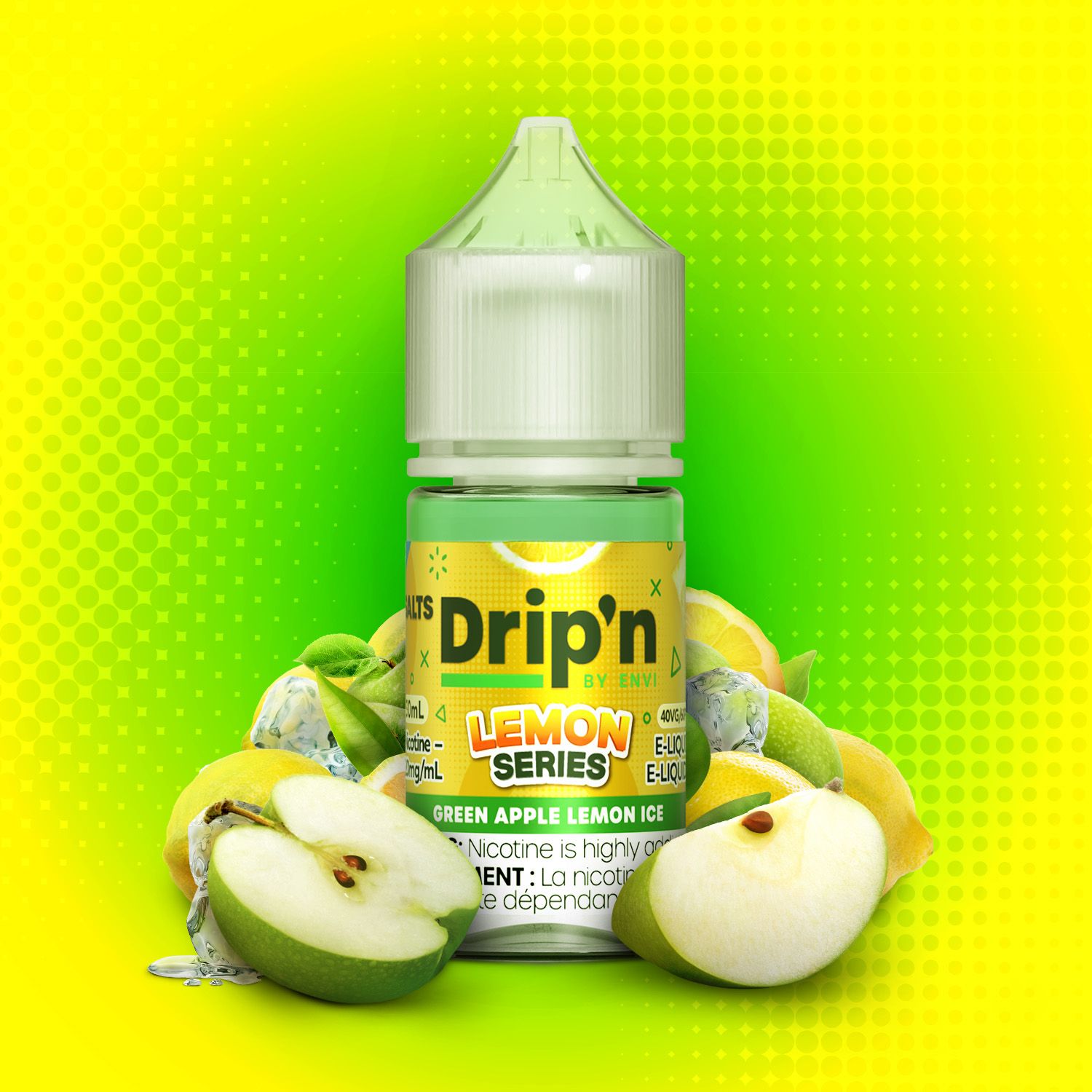 Dripn Salt Lemon Series Green Apple Lemon Ice
