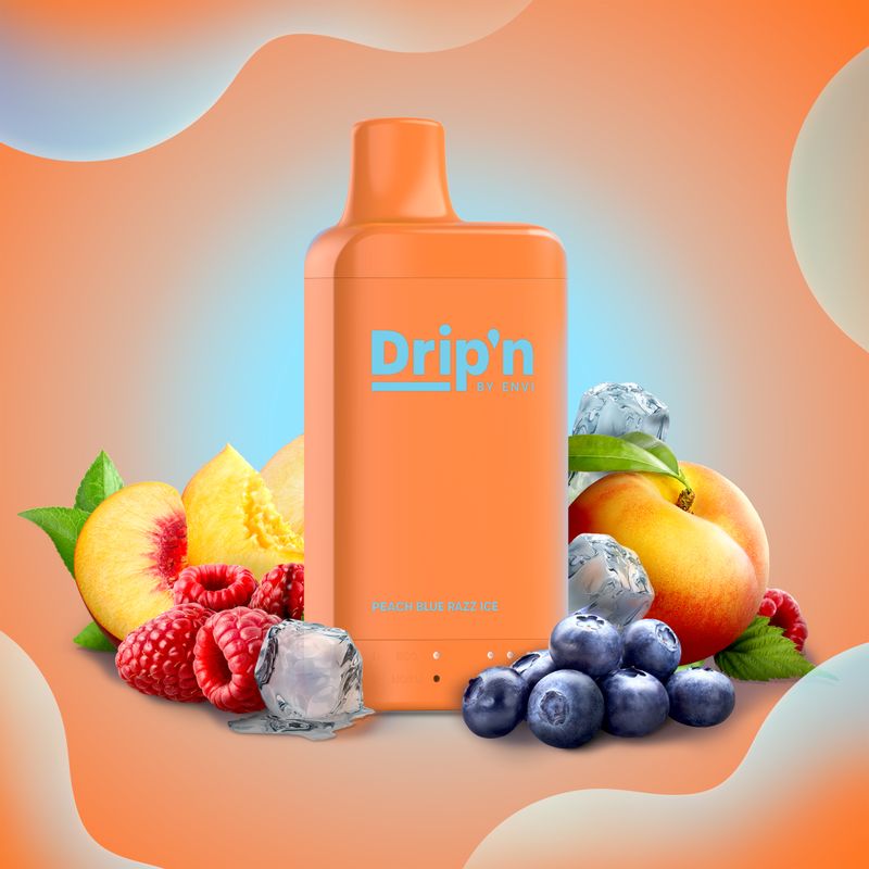 Dripn 8mL Peach Blue Razz Ice