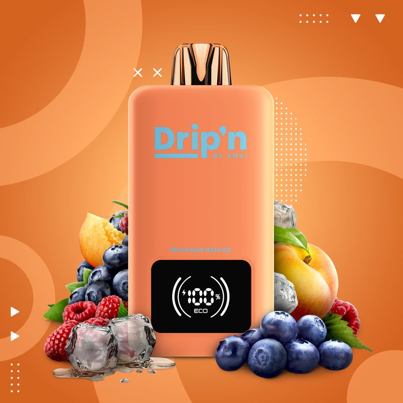 Dripn 26mL Peach Blue Razz Ice