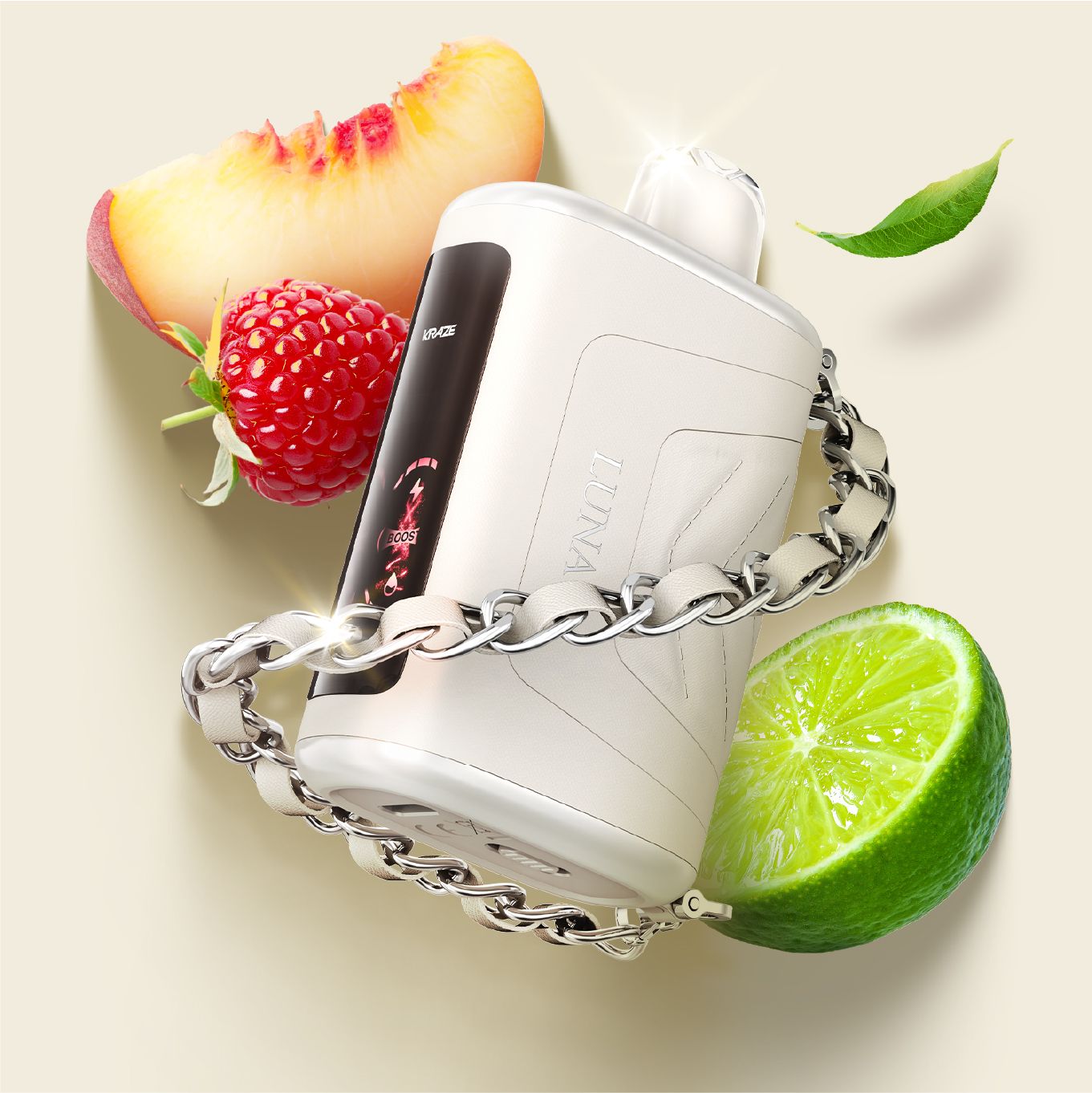 Kraze Luna 42k White Peach Razz Lime