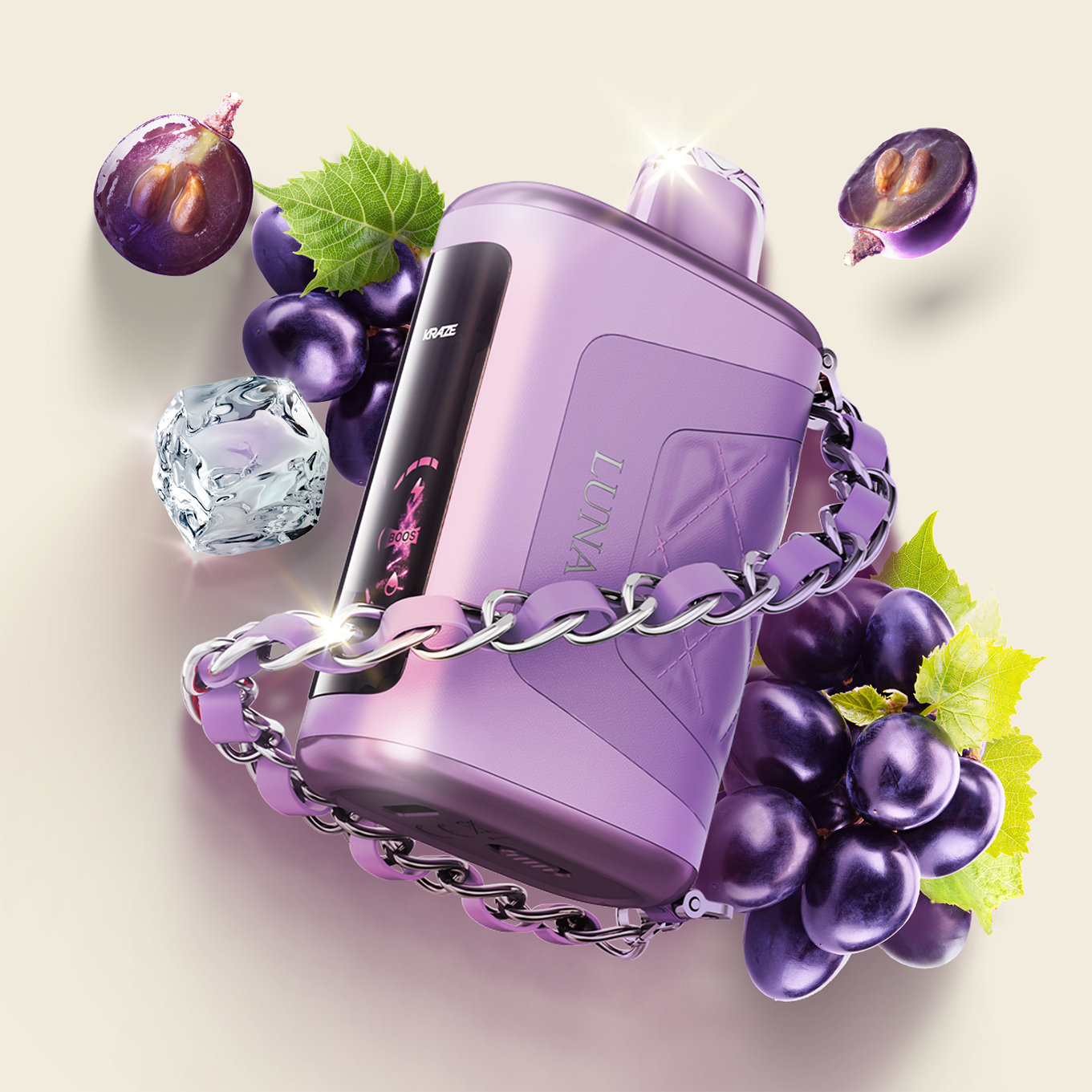 Kraze Luna 42K Glitz Grape Ice