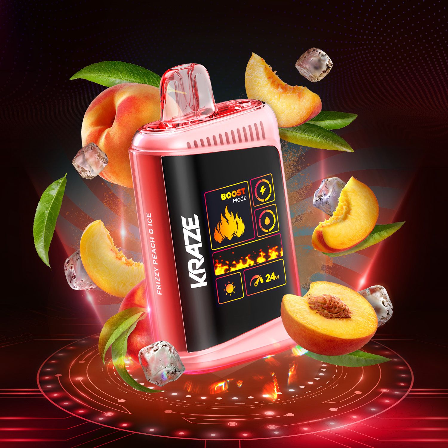 Kraze HD Mega Frizzy Peach G Ice