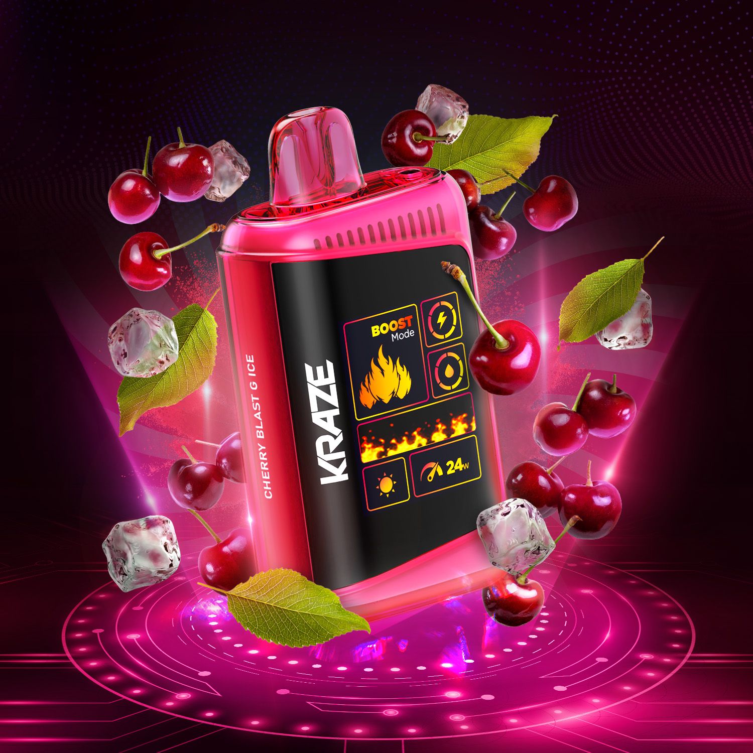 Kraze HD Mega Cherry Blast G Ice