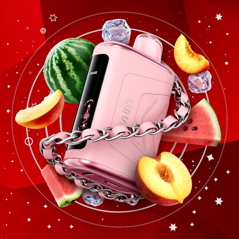 Kraze Luna 42k Ruby Peach Watermelon Ice
