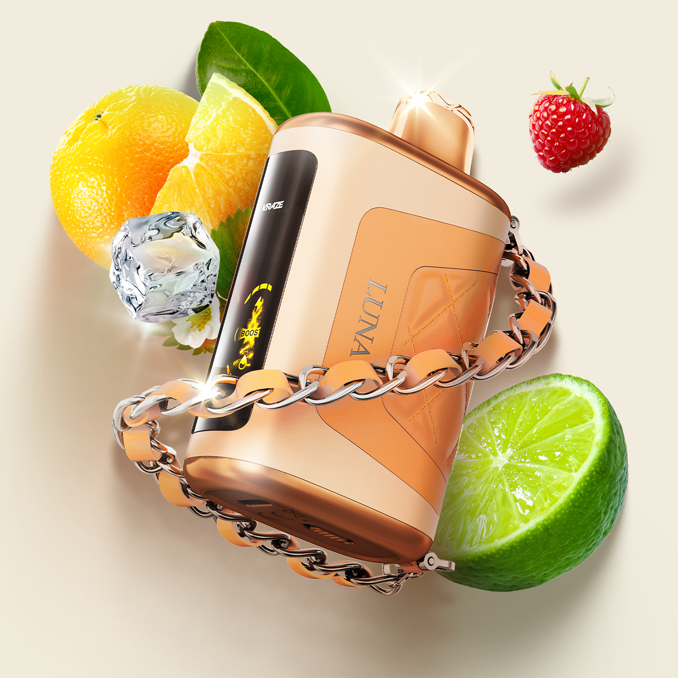 Kraze Luna 42K Opal Orange Razz Lime Ice