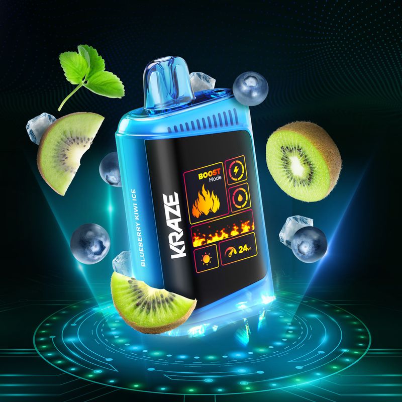 Kraze HD Mega Blueberry Kiwi Ice