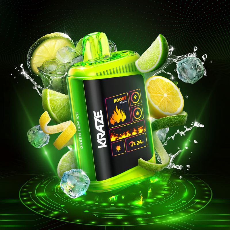 Kraze HD Mega Green Dew Ice
