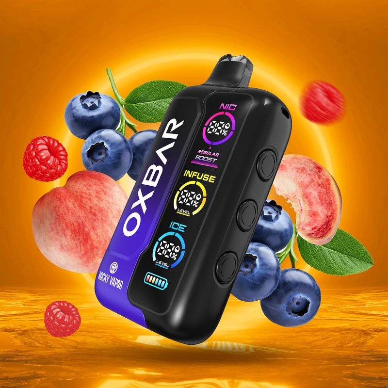 Oxbar Tri-Fusion Peach Blueberry Raspberry