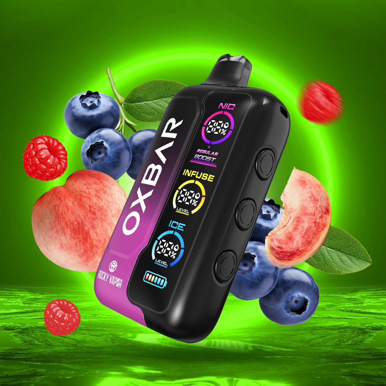 Oxbar Tri-Fusion Peach Berry