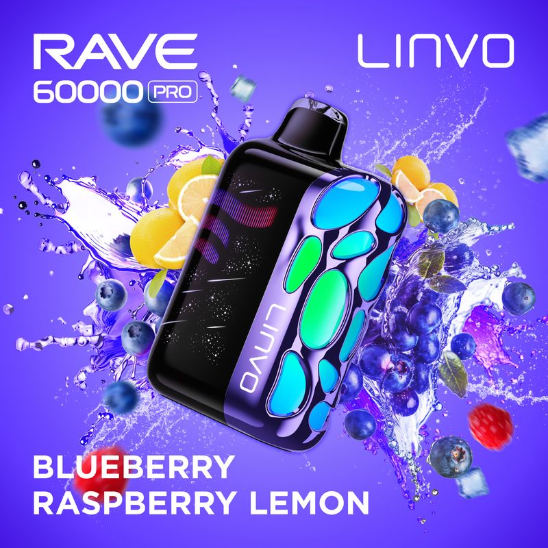 Linvo Rave 60k Blueberry Raspberry Lemon