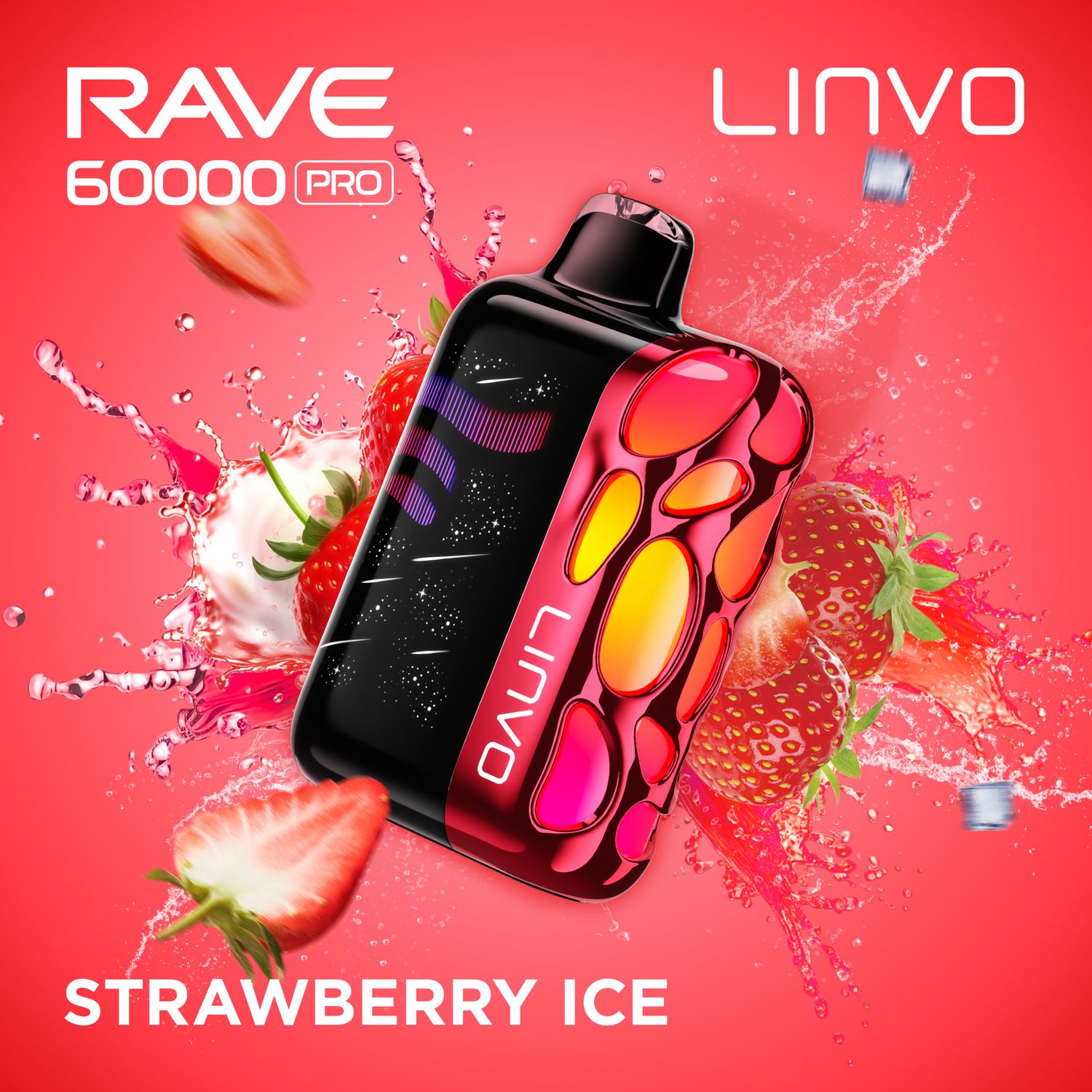 Linvo Rave 60k Strawberry Ice