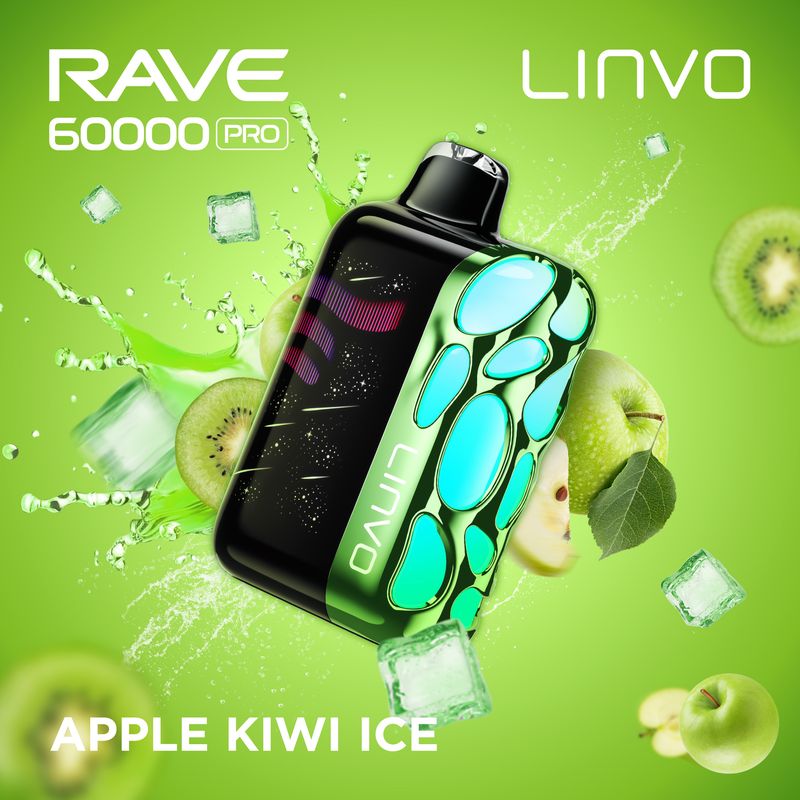 Linvo Rave 60k Apple Kiwi Ice