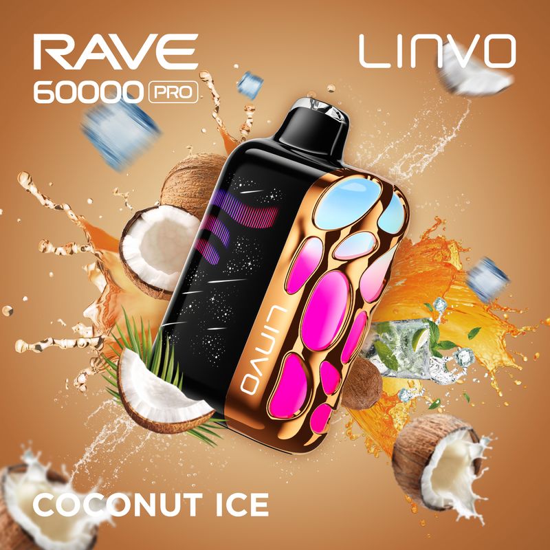 Linvo Rave 60k Coconut Ice