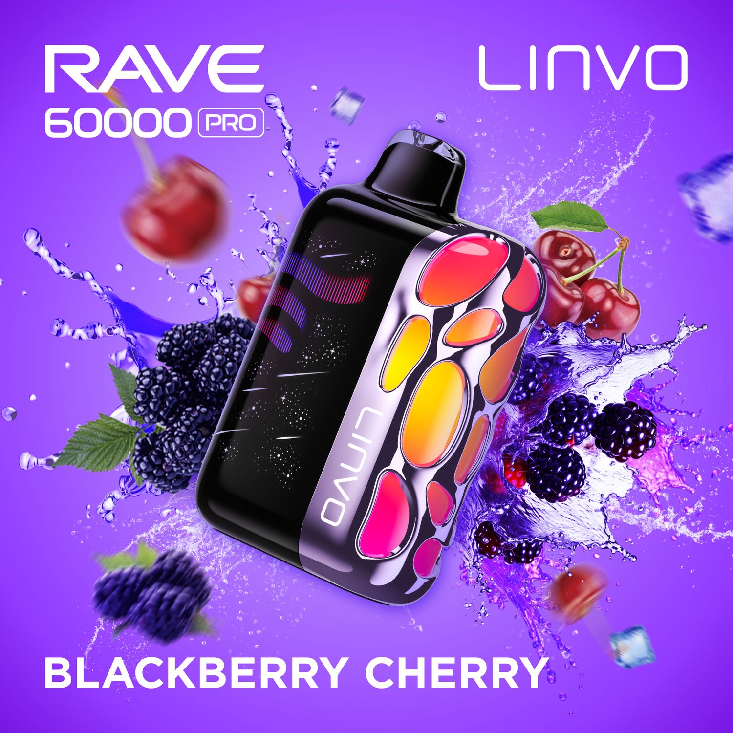 Linvo Rave 60k Blackberry Cherry