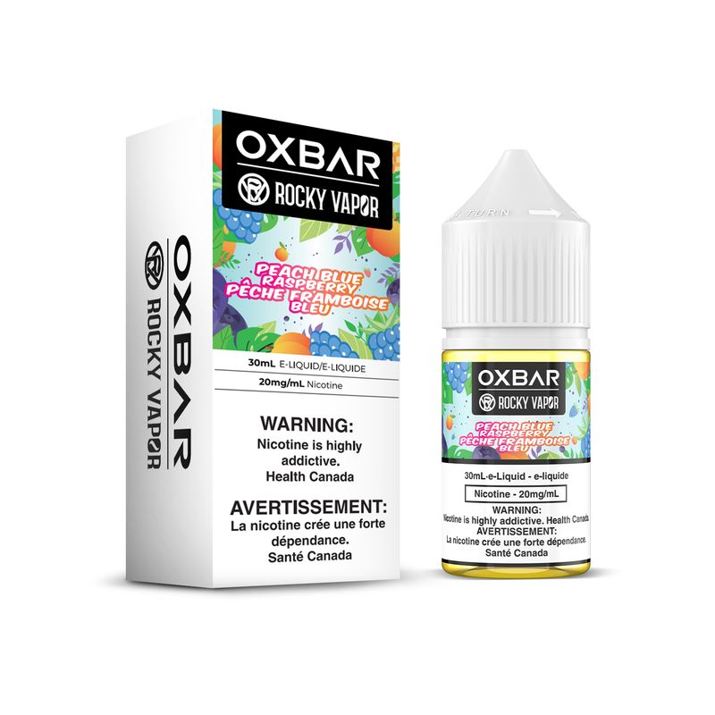 Oxbar Salt Peach Blue Raspberry